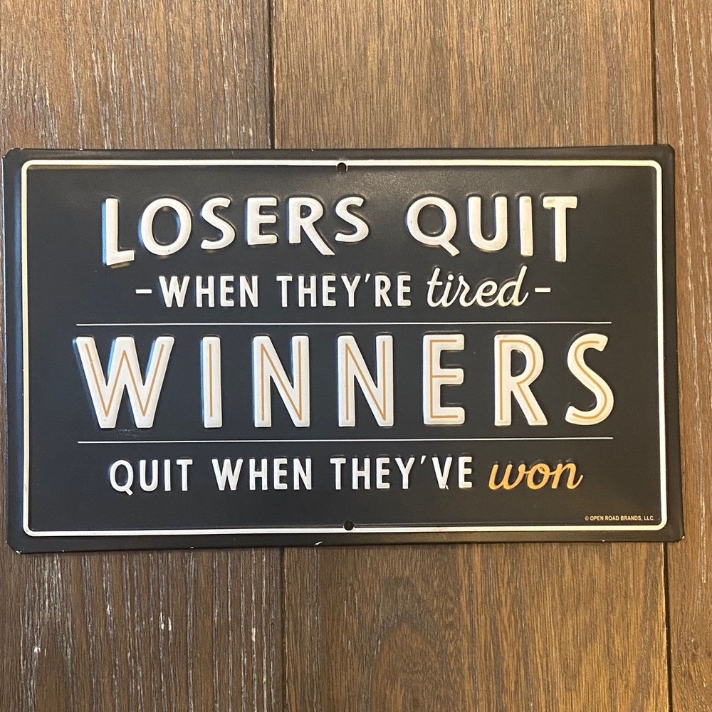 Motivational Metal Sign - Hobby Lobby